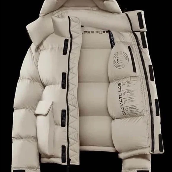 Aritzia Super Duper Puff (Matte Pearl) - Picture 3 of 8